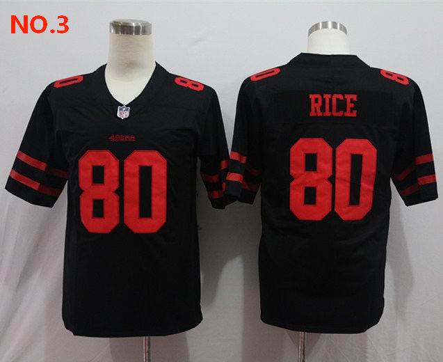 San Francisco 49ers #80 Jerry Rice Men's Jerseys-4